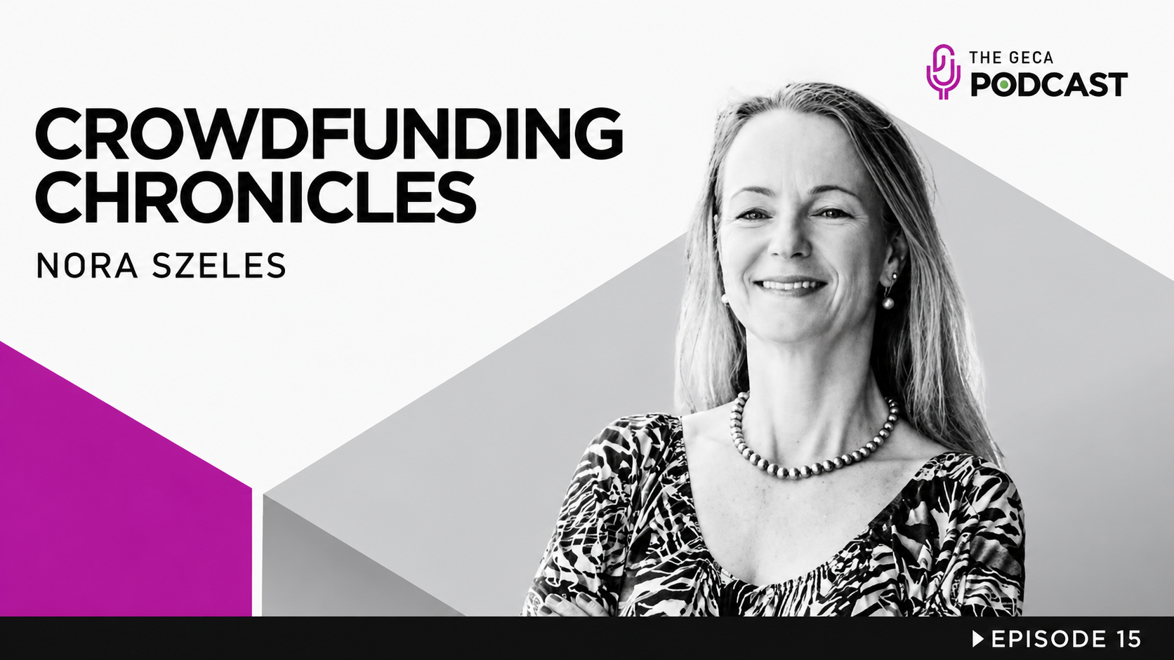 Nora Szeles TokePortal CEO GECA Podcast Episode 15 Crowdfunding Chronicles European equity crowdfunding ECSPR Malta MFSA democratizing capital markets